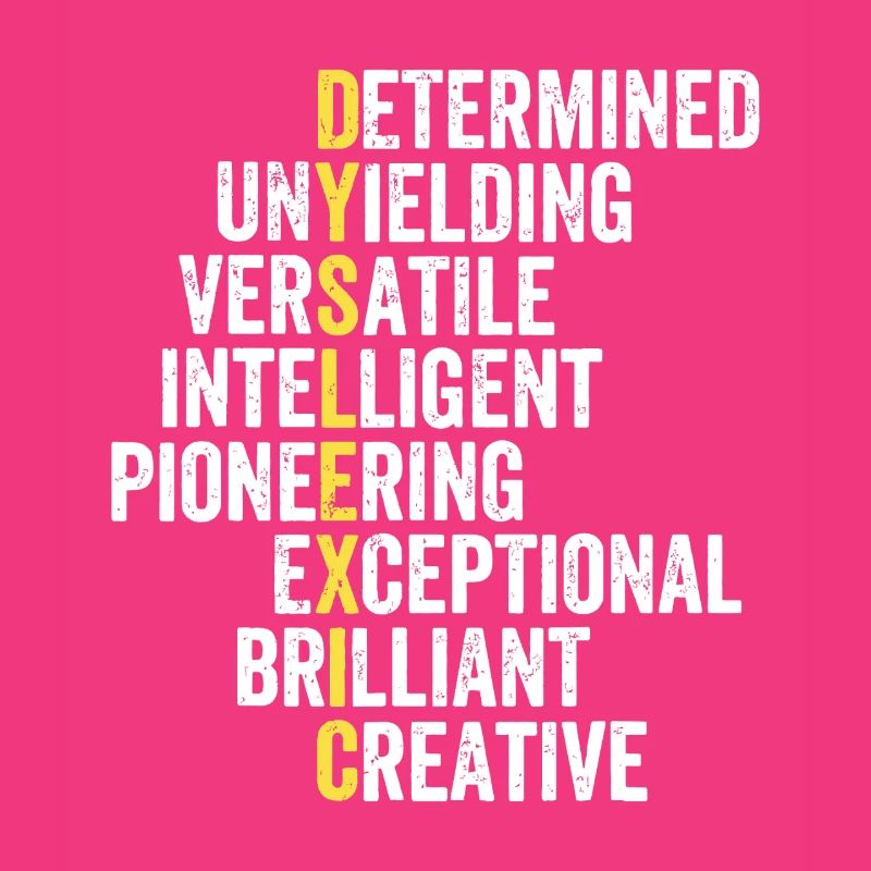 Yellow Accent Adjective Stack