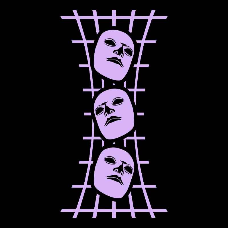 Masses Grid Art abstrait