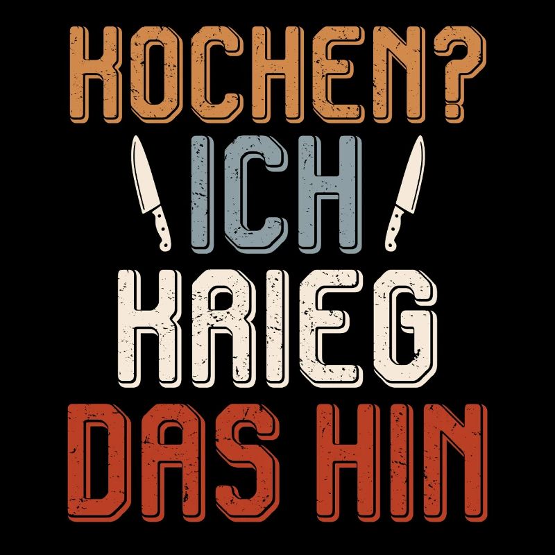 Küchenhilfe KOCHEN ICH KRIEG DAS HIN Lustig