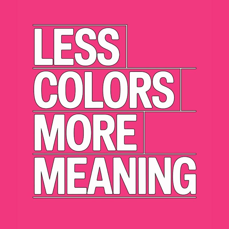 Designer de logos Moins de couleurs Plus créatif Designer