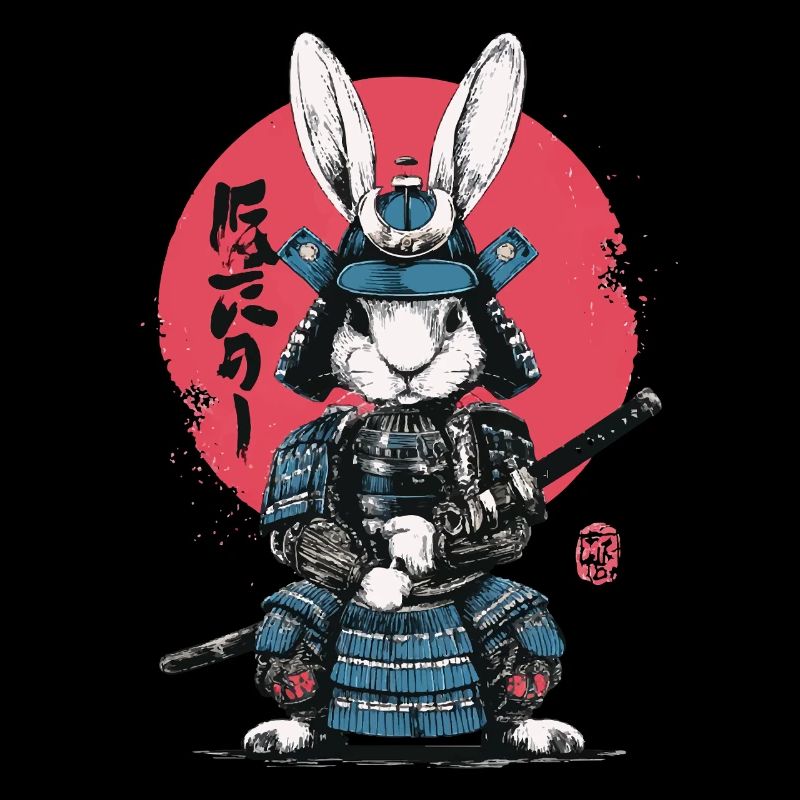 Bunny Samurai in Armor