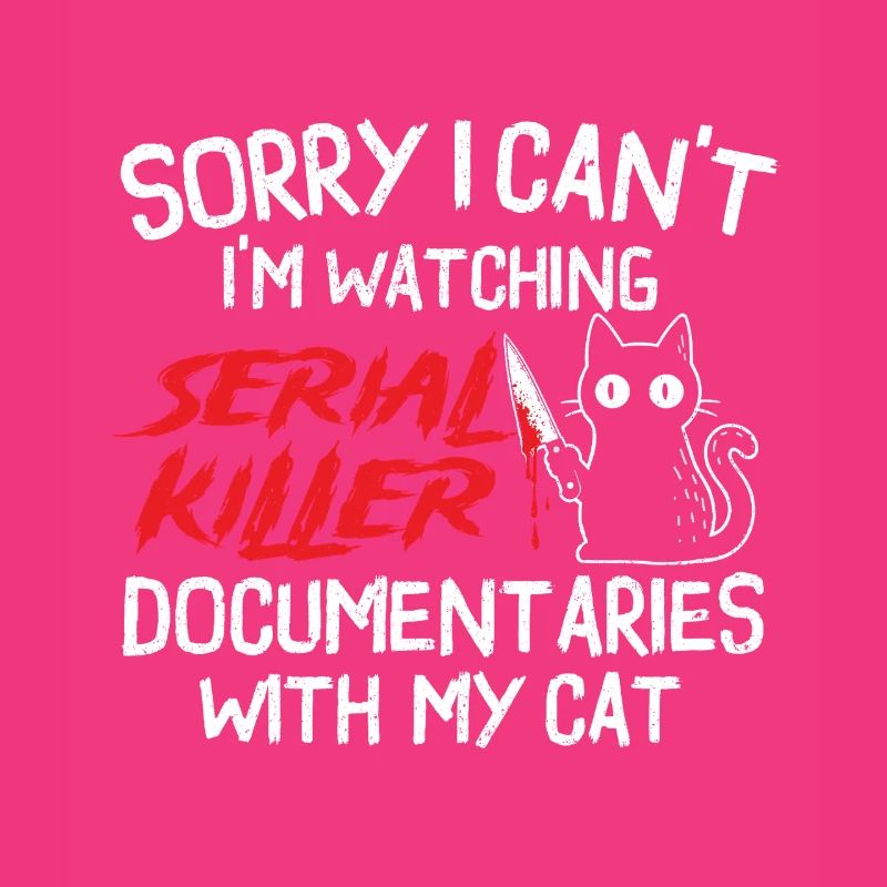 Watching Serial Killer Docs With Cat