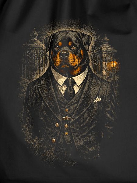 Rottweiler Dog In Mafia
