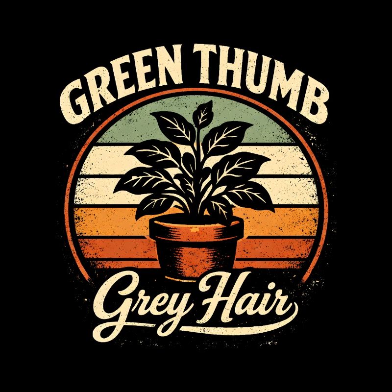 Grüner Daumen, graues Haar | Garten