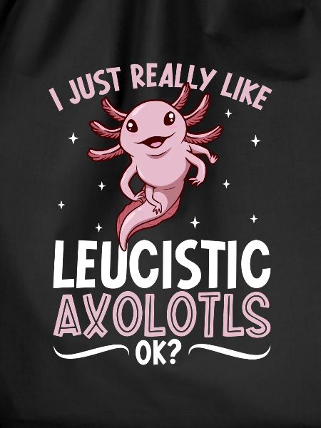 I love my Leucistic Axolotl