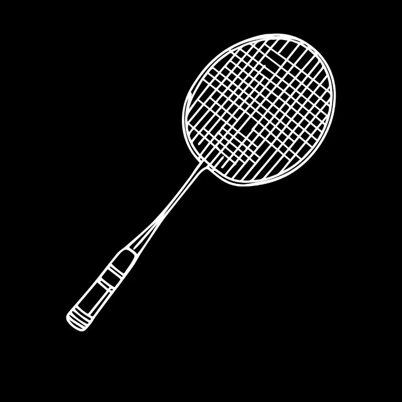 Badmintonschläger Zeichnung