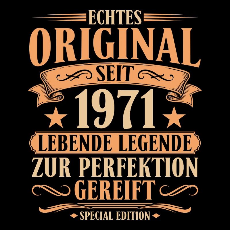 Original seit 1971 – 55. Geburtstag Retro