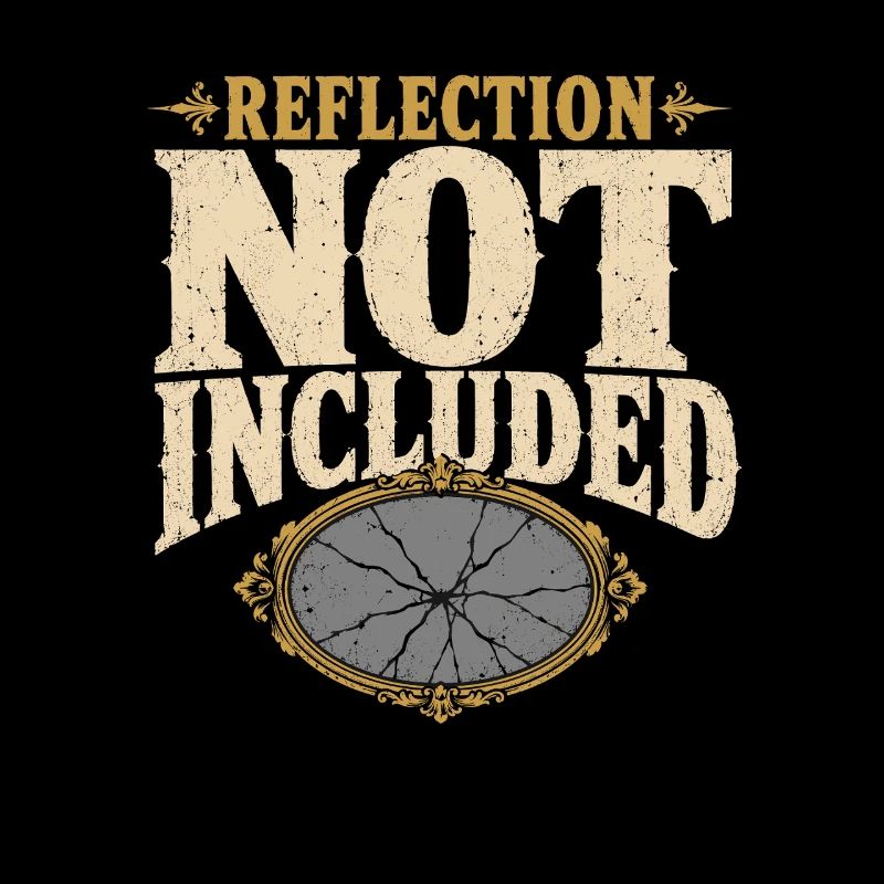 Haunted mirror, cursed mirror spirit in the mirror,