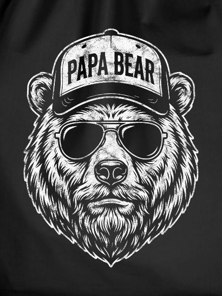 Papa Bear with sunglasses