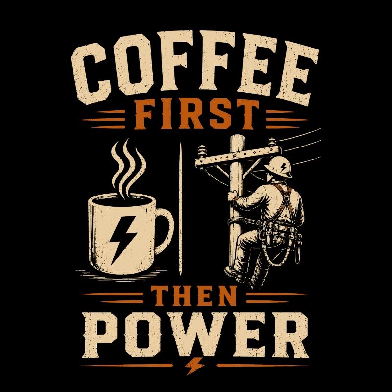 Stromleitung Kaffee Elektriker Technik