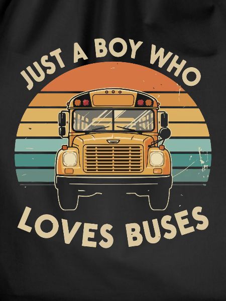 Only one boy loves buses