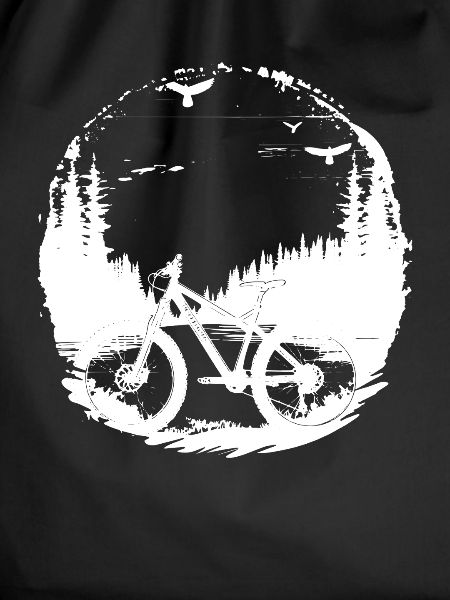 Mountain Biker Illustration