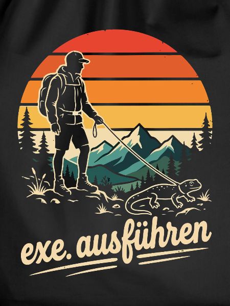 Programmierer Humor exe Echse ausführen