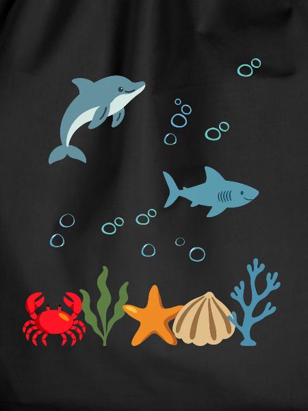 Delfin Unterwasser Kinder Hai
