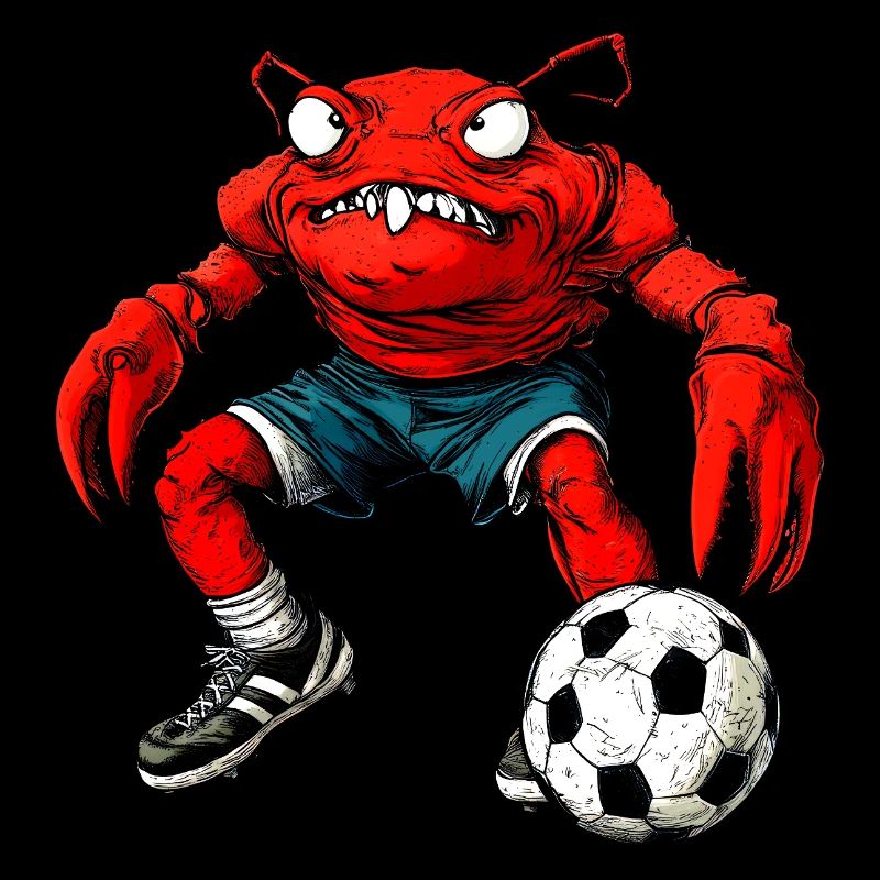 Fussball Krabbe