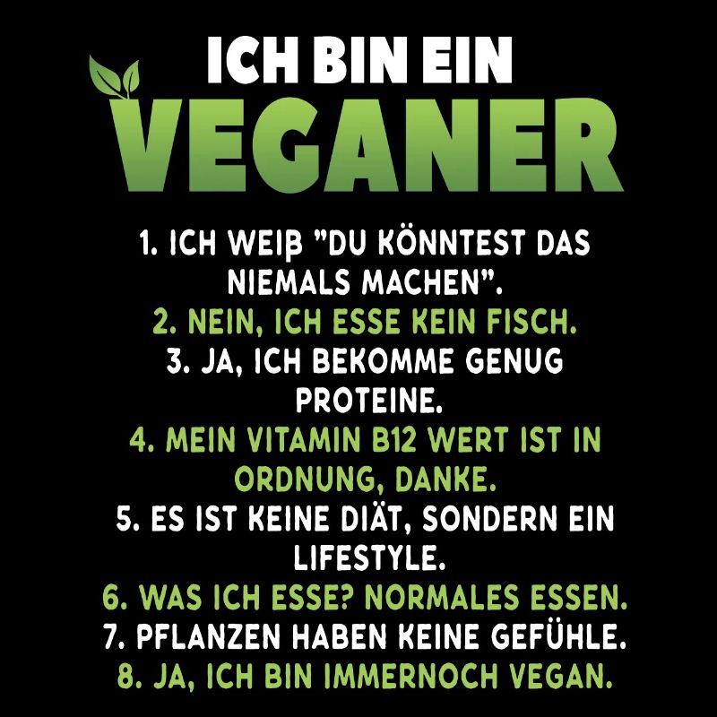 Vegan lustig Veganer