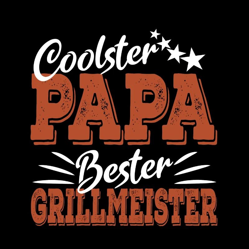 Coolster Papa Bester Grillmeister Grillsaison Dad