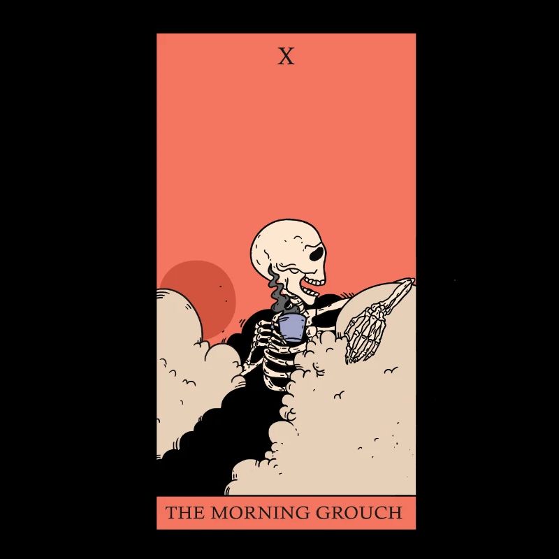 Le muffin du matin Tarot carte d’occulte idée cadeau