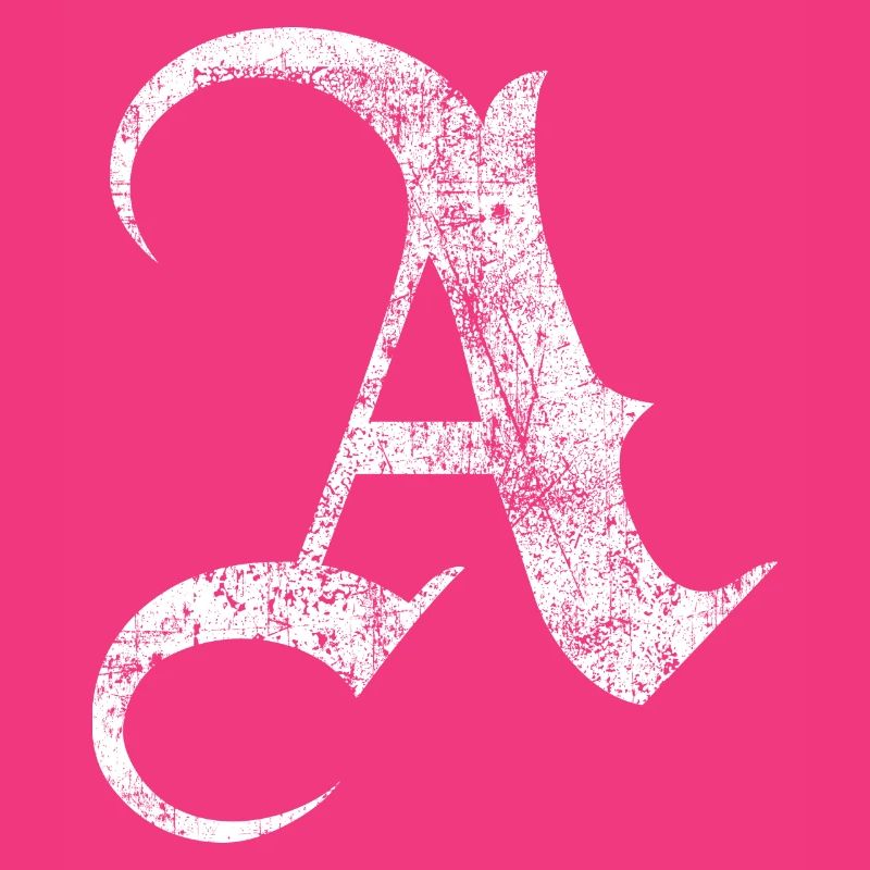 Tshirt alphabet initial A