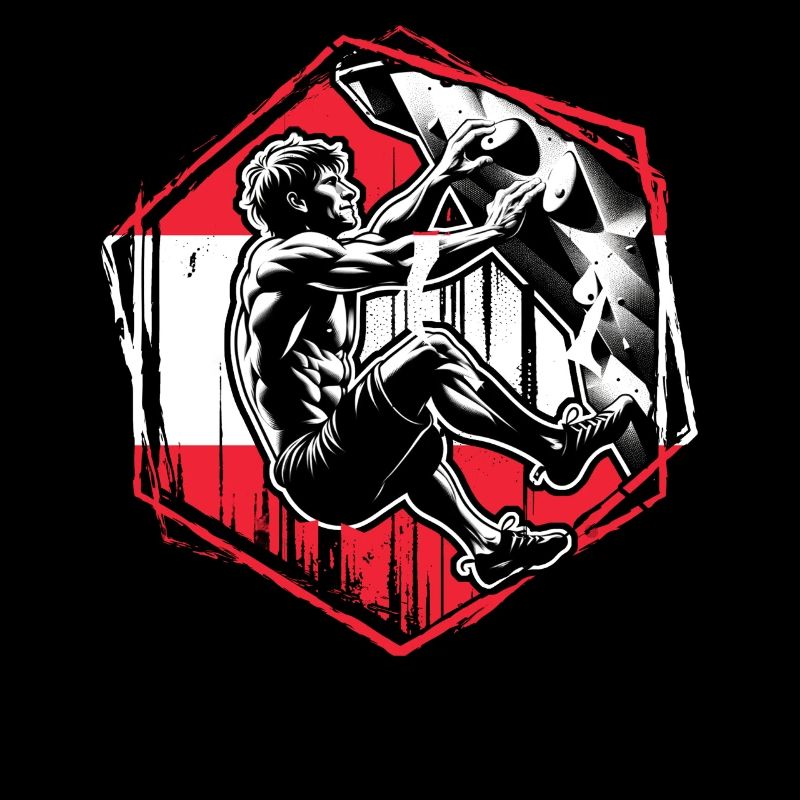 Austrian Climber – Distressed Boulderer Climbing