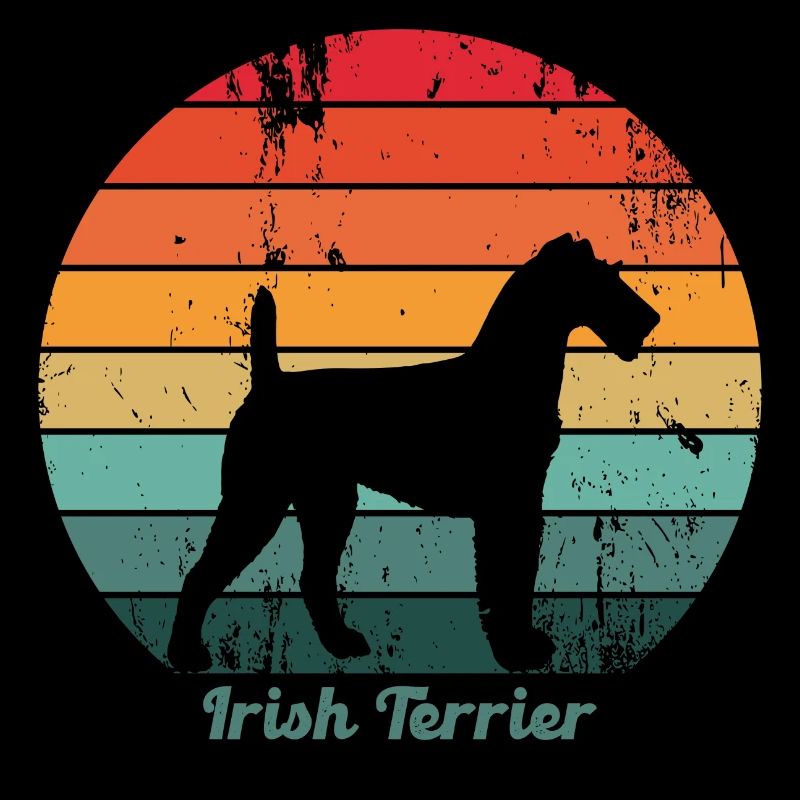 Retro Irish Terrier