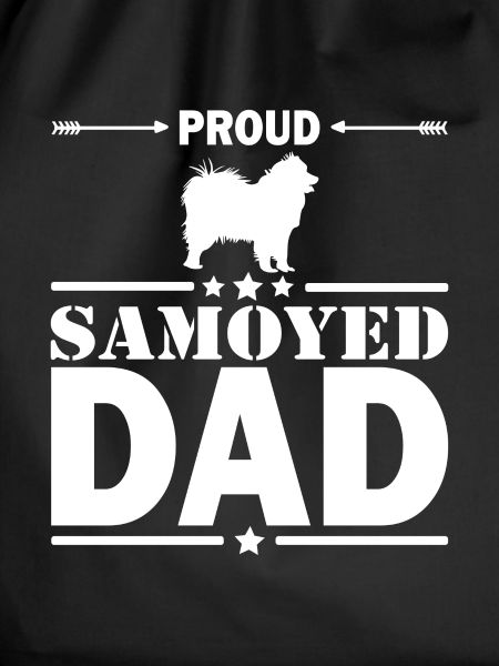 Samoyed proud dad