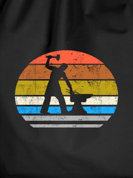 Farrier anvil retro silhouette