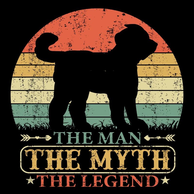 Cavoodle Cavapoo Hund Mix Dad Papa Vintage