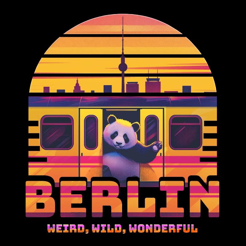 Berlin S-Bahn Vibes - Édition Rétro Sunset