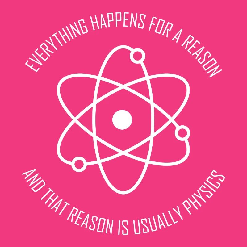 Physik Physiker Atom Student Spruch Geschenk