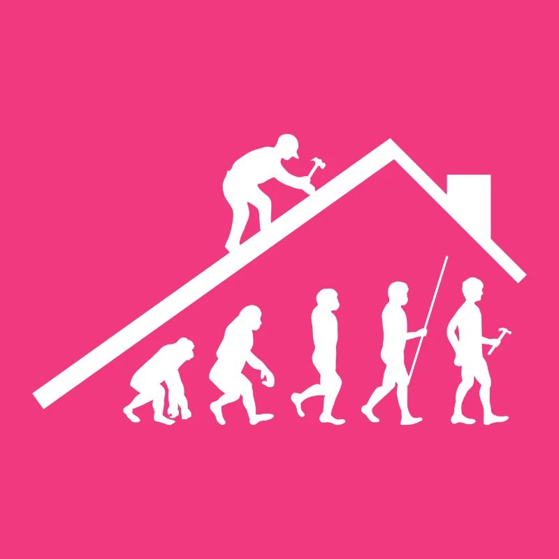Cadeau de couvreur de charpentier Evolution Art