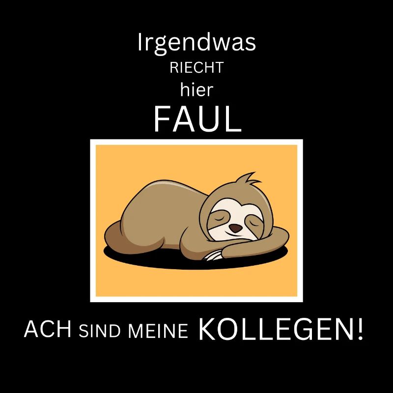 Faultier Faul Arbeitskollegen