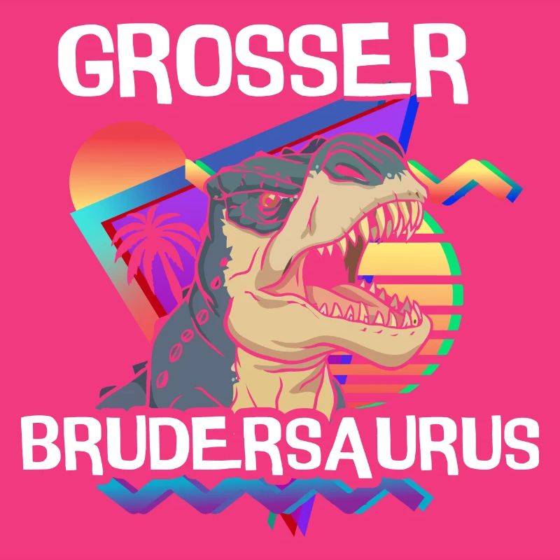 Großer Brudersaurus T-Rex Dino