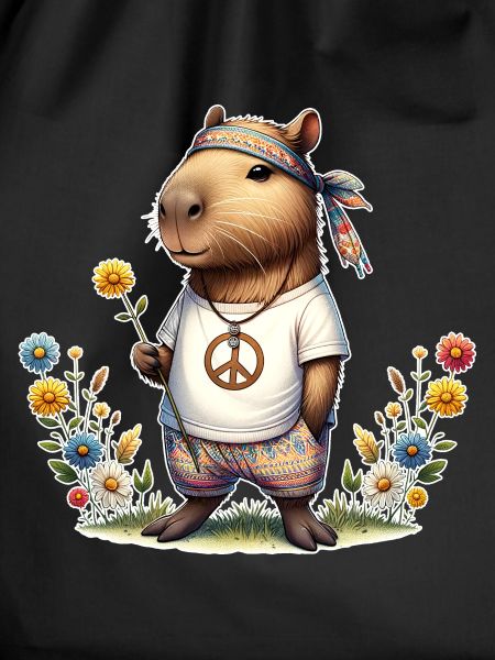 Capybara Hippie Peace