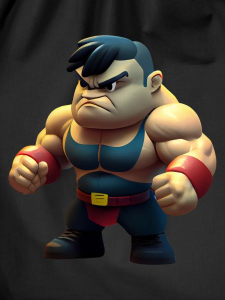 little muscular fighter