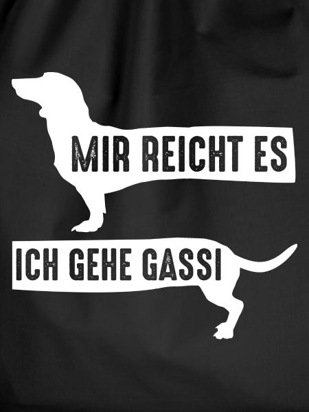 Hund Gassi Dackel