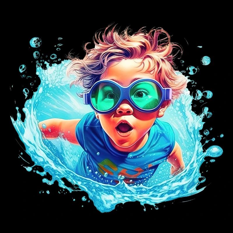 Junge im Wasser