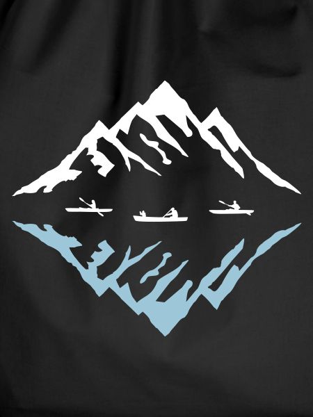 Canoe & Mountains, Reflection