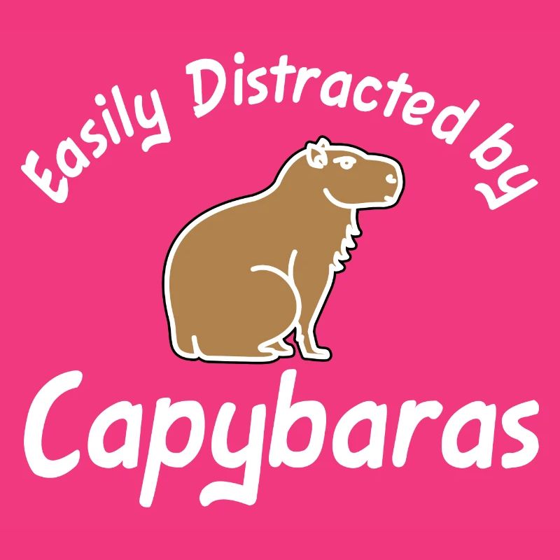 Facilement distrait par Capybaras capybara
