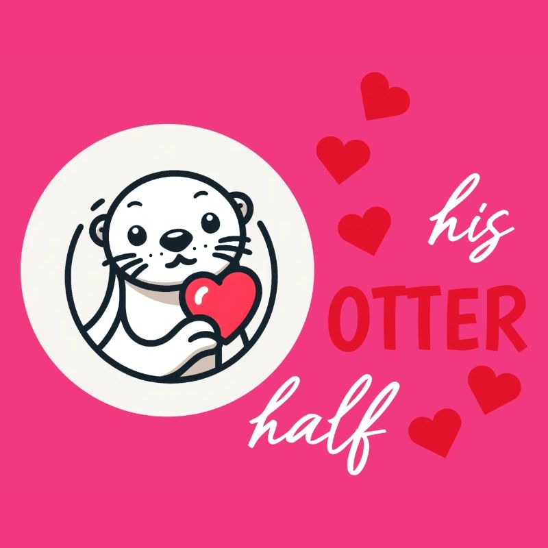 Otter half liebe geschenk