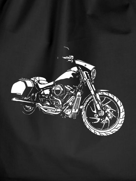 Motorcycle, white
