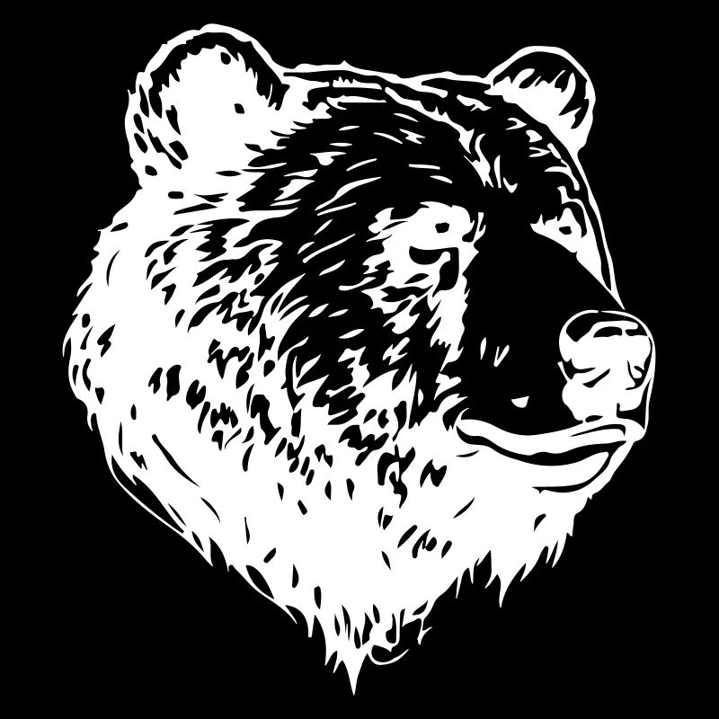 Tête de grizzli d’ours