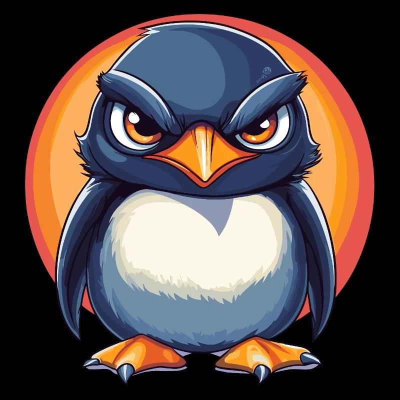 Grummeliger Pinguin