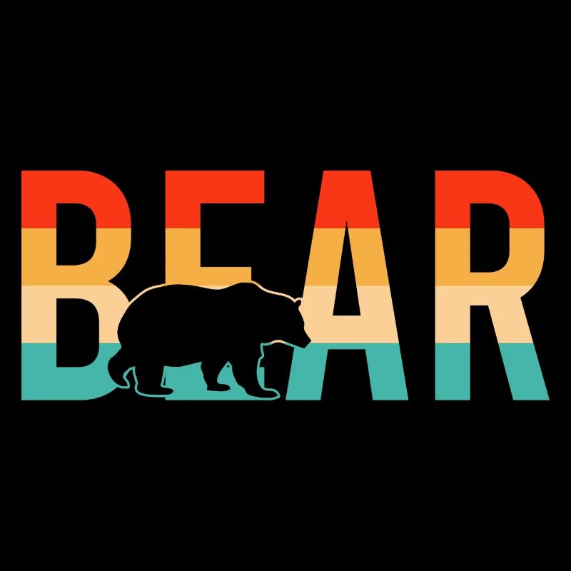 Bear bear retro