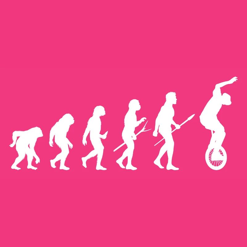 Unicycle Evolution Circus Bicycle Perfomer