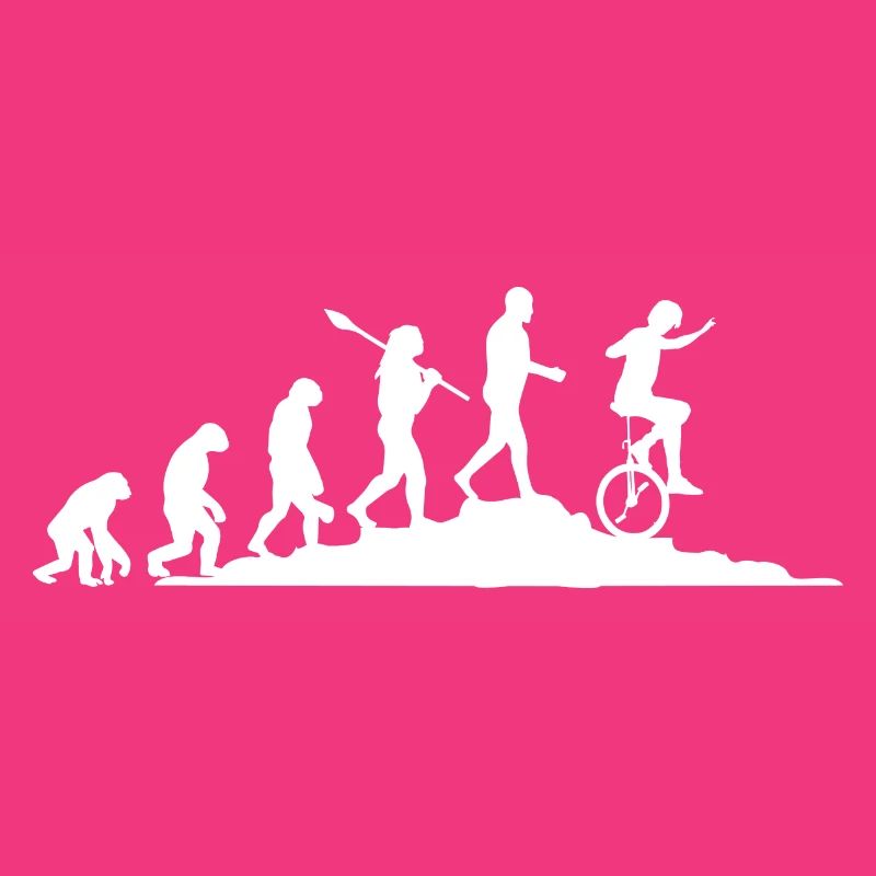 Evolution Einradfahrer