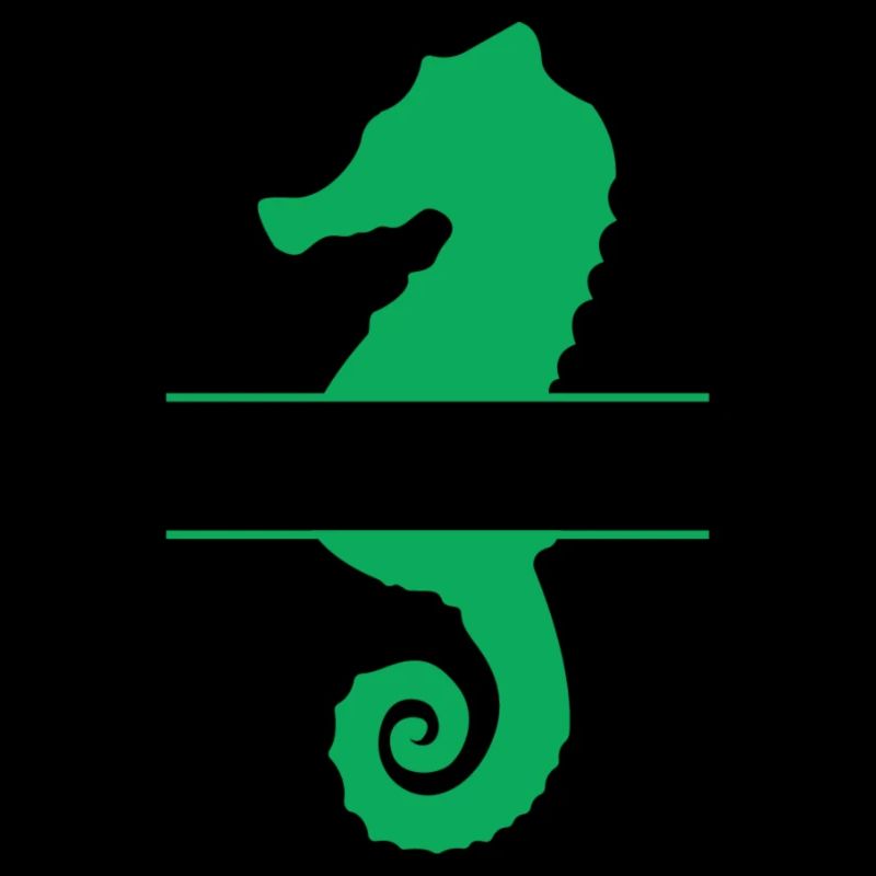 Seepferdchen mit Textfeld