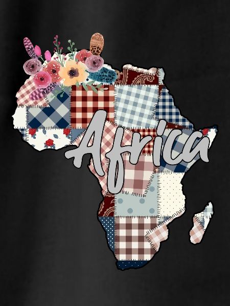 Africa Fabric Map