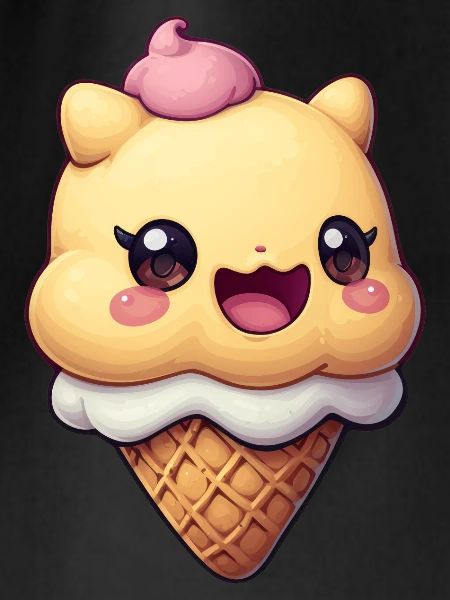 Smiling Ice Cream Creation