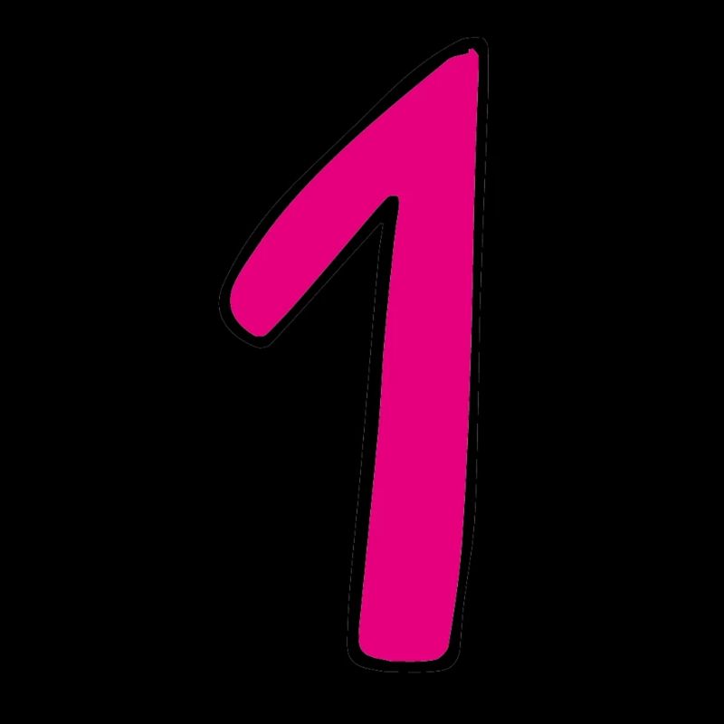 1 in pink